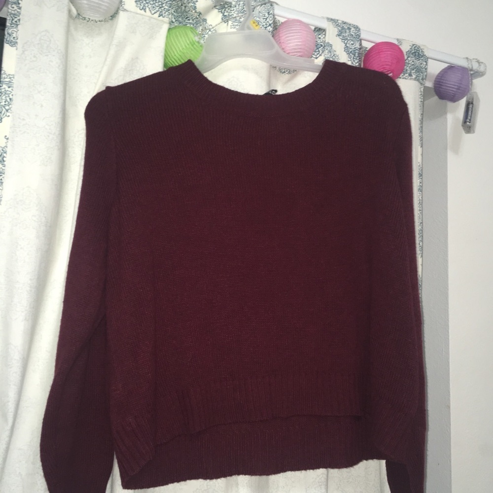 H&M Burgundy Sweatshirt